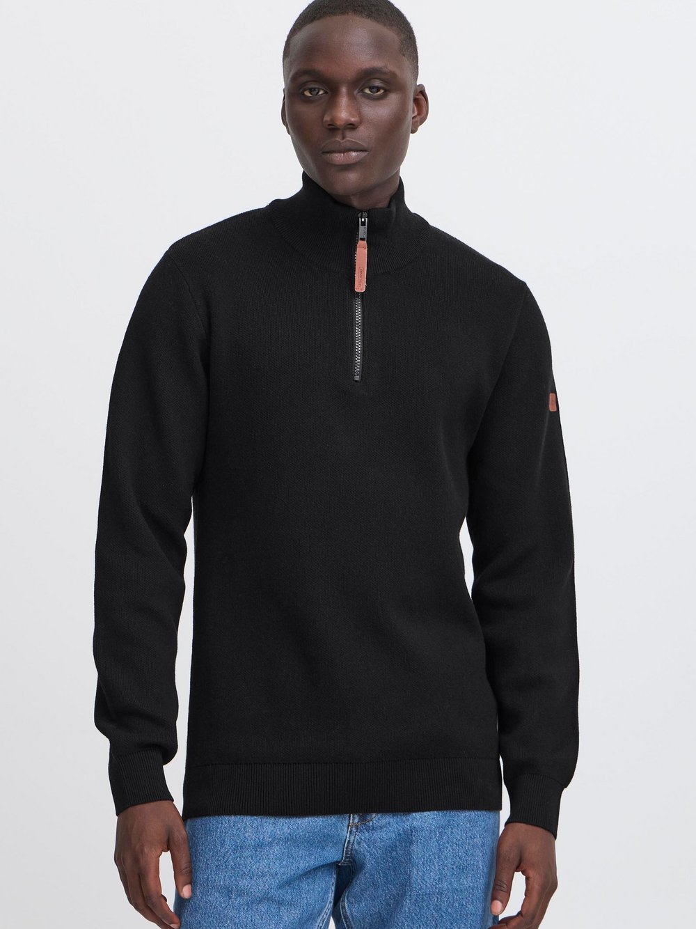 BLEND Troyer Herren Baumwolle schwarz, L