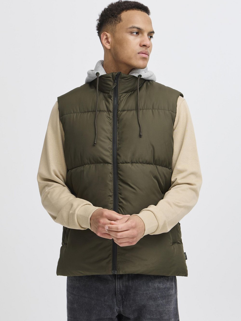 BLEND Steppweste Herren grün, XXXL
