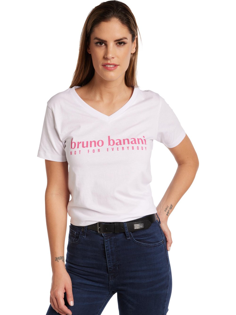 Bruno Banani Ledergürtel Damen schwarz, 90