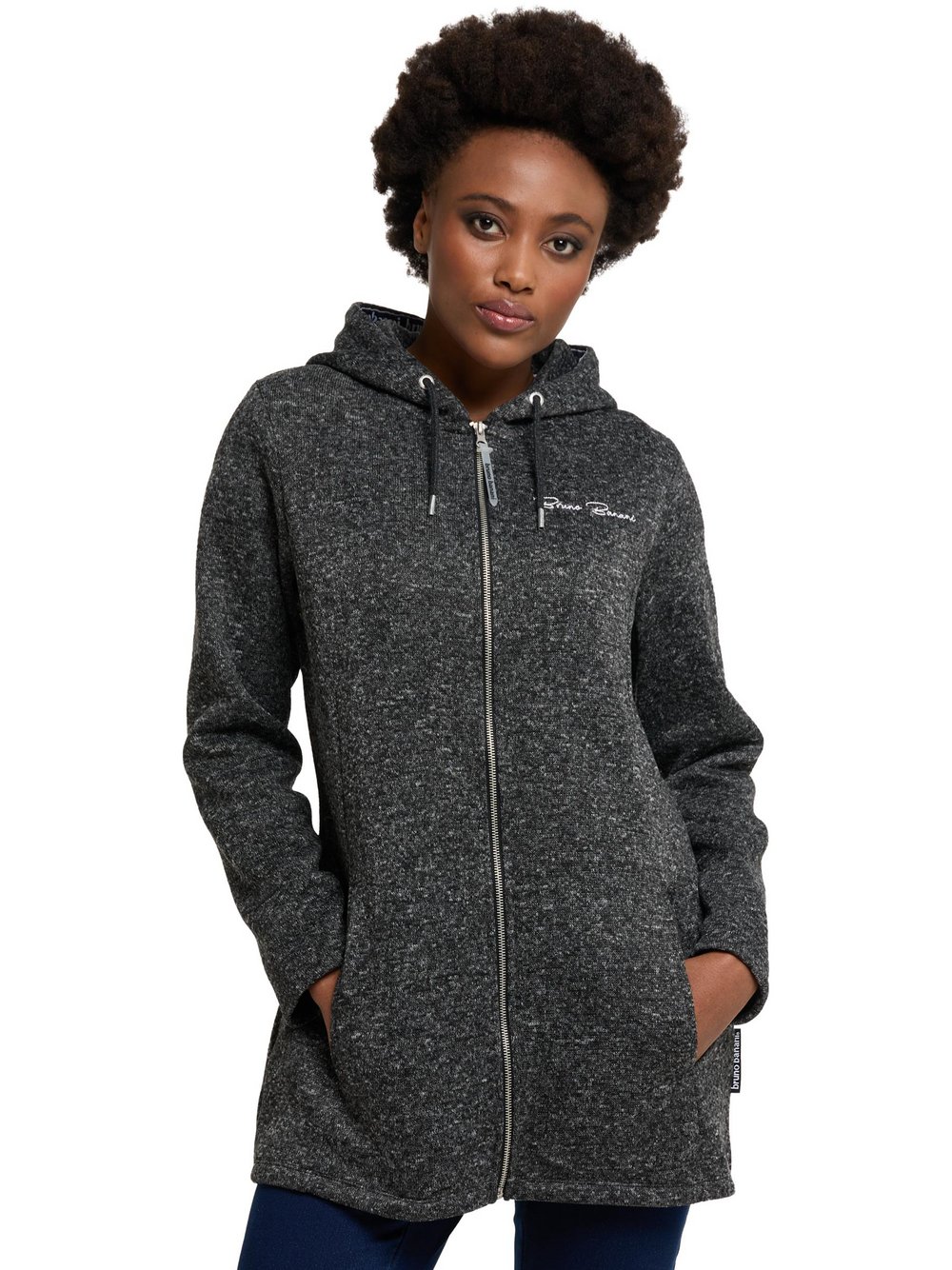 Bruno Banani Strickjacke Damen schwarz, 36