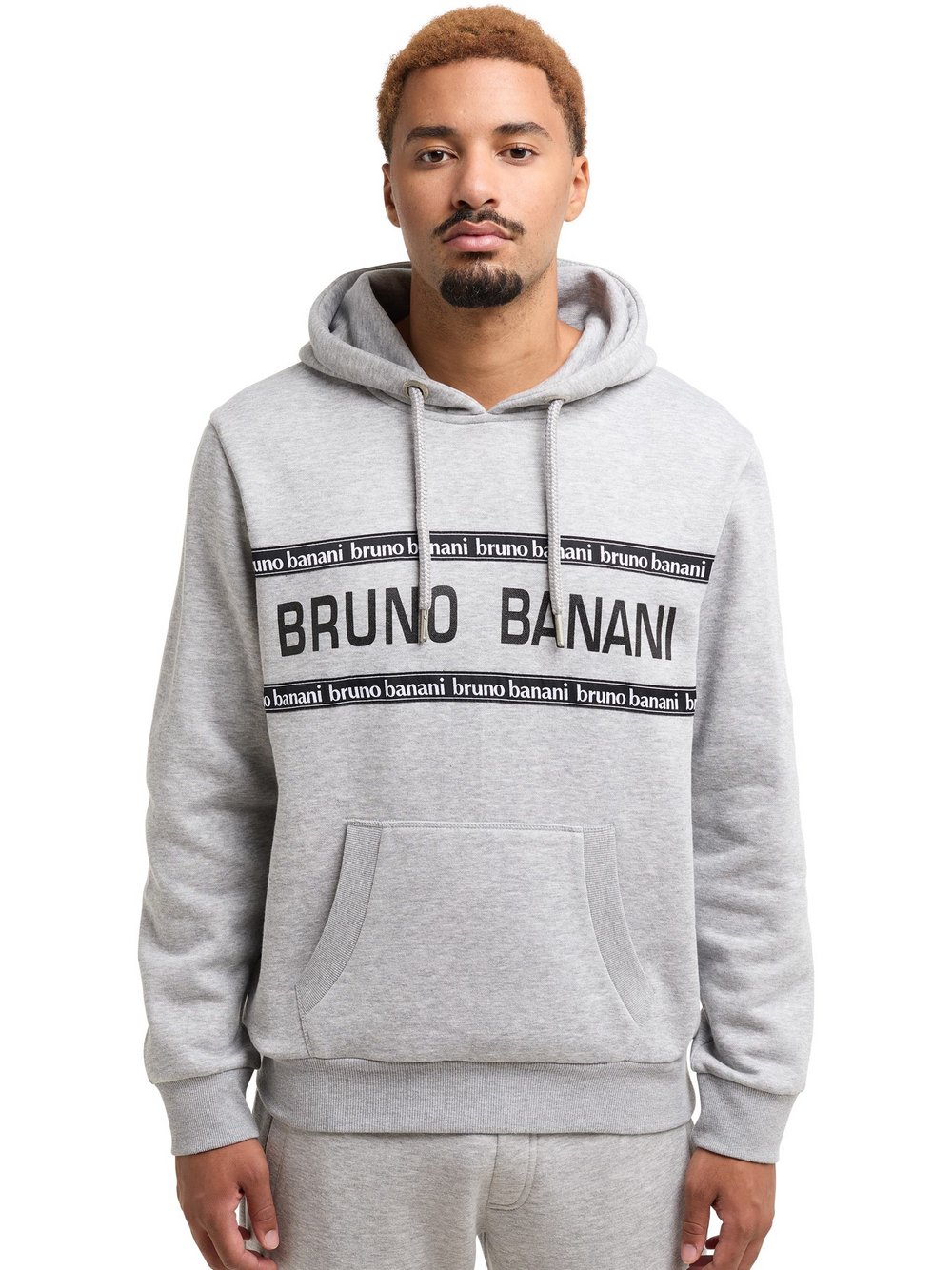 Bruno Banani Hoodie Herren mehrfarbig bedruckt, S