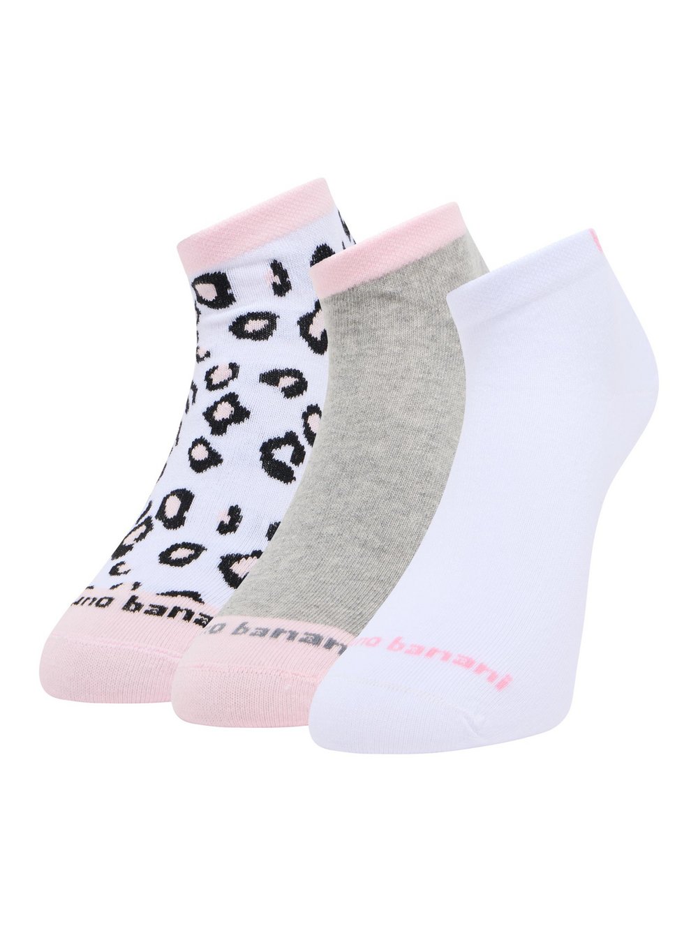 Bruno Banani Sneakersocken  Damen Baumwolle weiß, 36-41