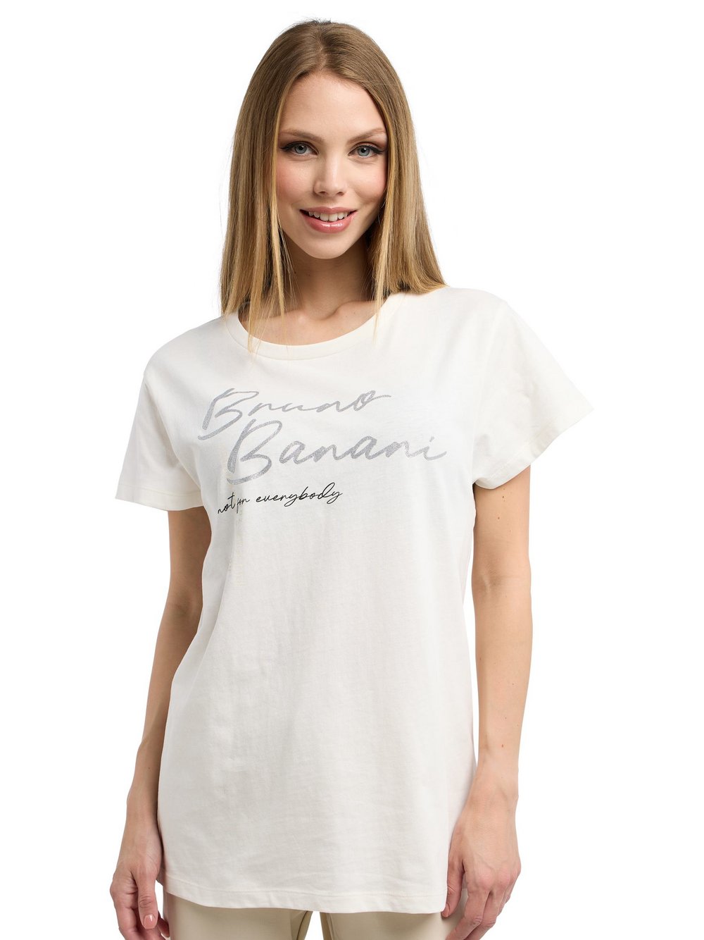 Thumbnail - Bruno Banani T-Shirt  Damen Baumwolle beige, M