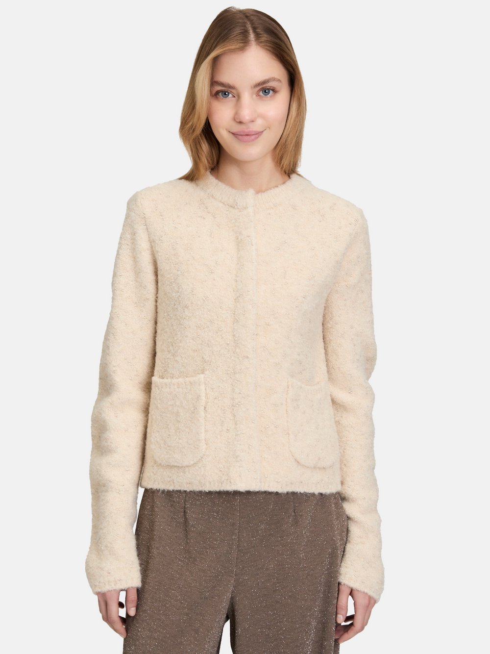 Betty Barclay Grobstrickjacke Damen beige, 44