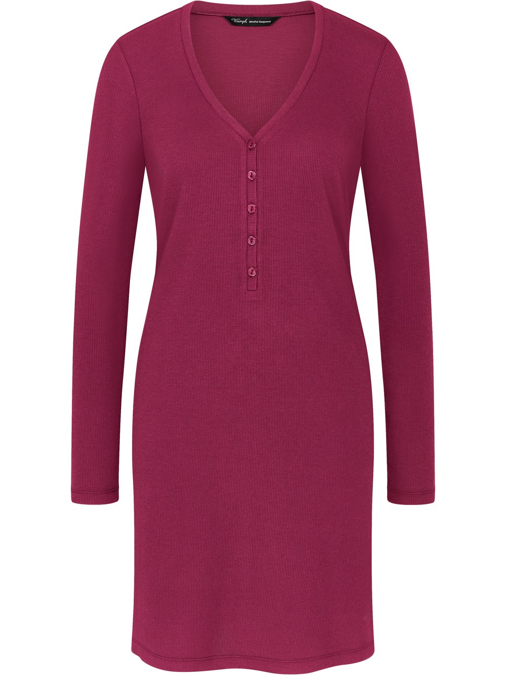 Triumph Nachthemd Damen rot bedruckt, 36