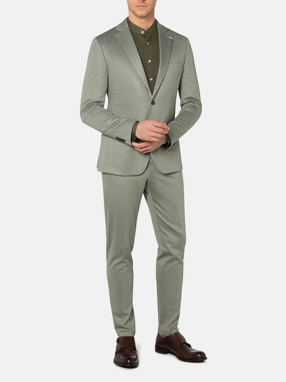 Benvenuto Anzugsakko Herren Regular Fit Viskose grün, 102