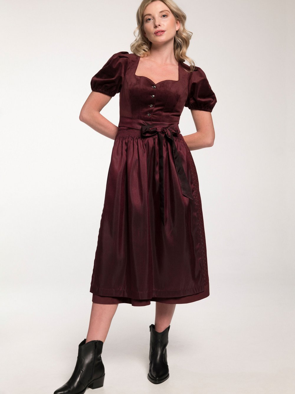 Thumbnail - Spieth & Wenksy Dirndl Damen rot kariert, 40