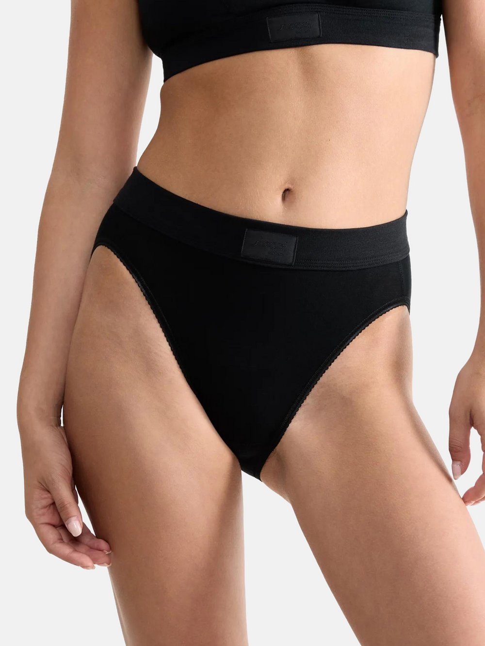 Thumbnail - sloggi Tai Slip Damen Baumwolle schwarz, 44