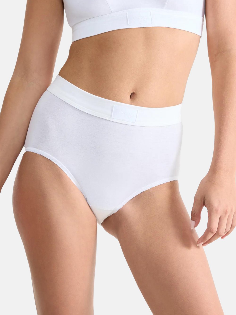 Thumbnail - sloggi Maxi Slip Damen Baumwolle weiß, 50