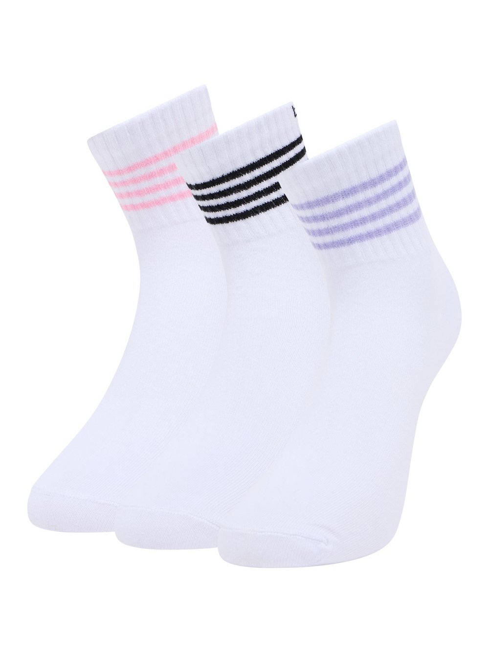 Bruno Banani Sportsocken  Damen Baumwolle weiß, 36-41