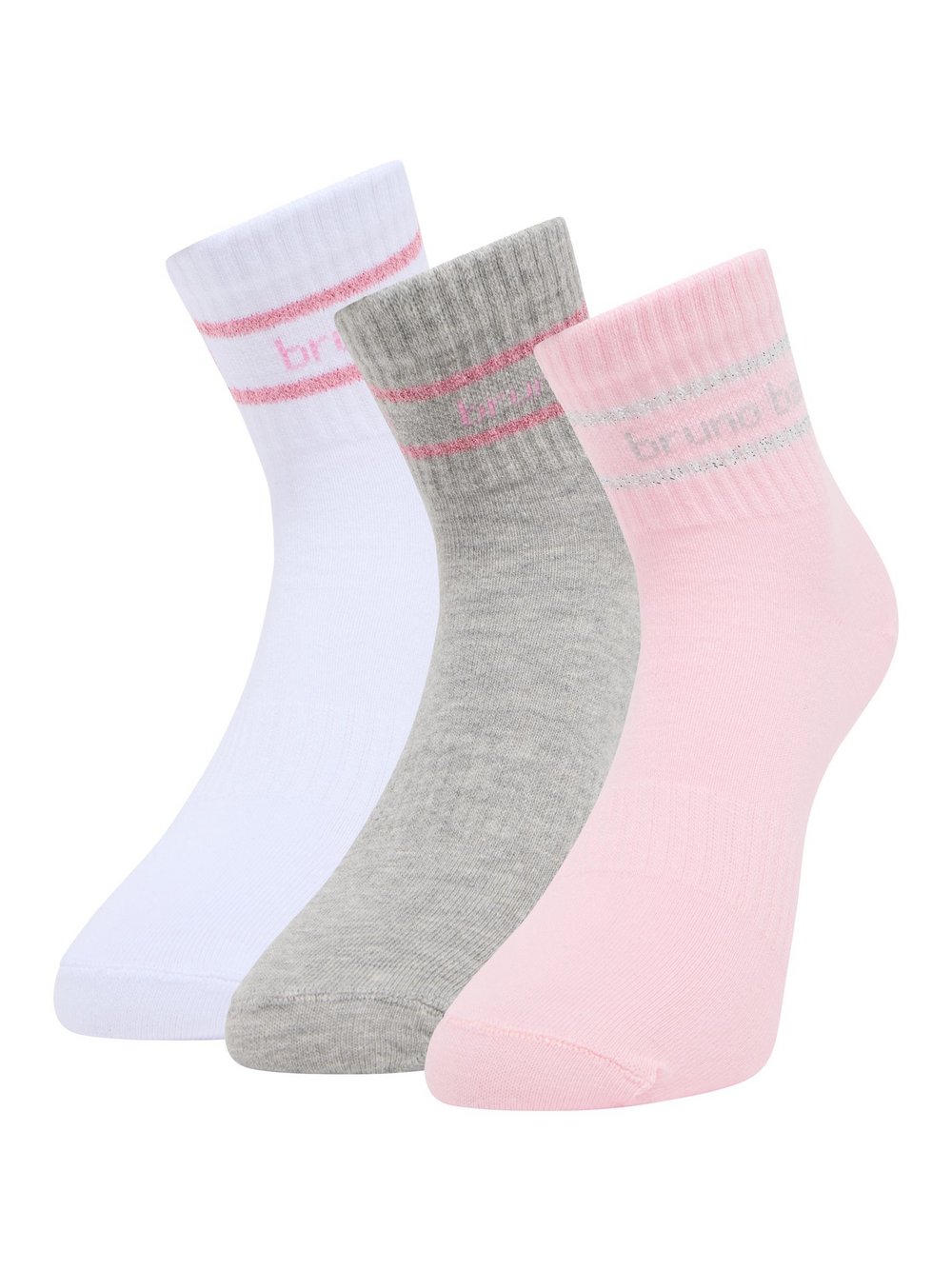 Bruno Banani Sportsocken  Damen Baumwolle rosa, 36-41