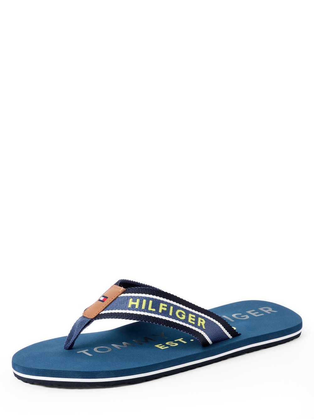 Tommy Hilfiger Beach-Sandalen Herren blau gemustert, 46