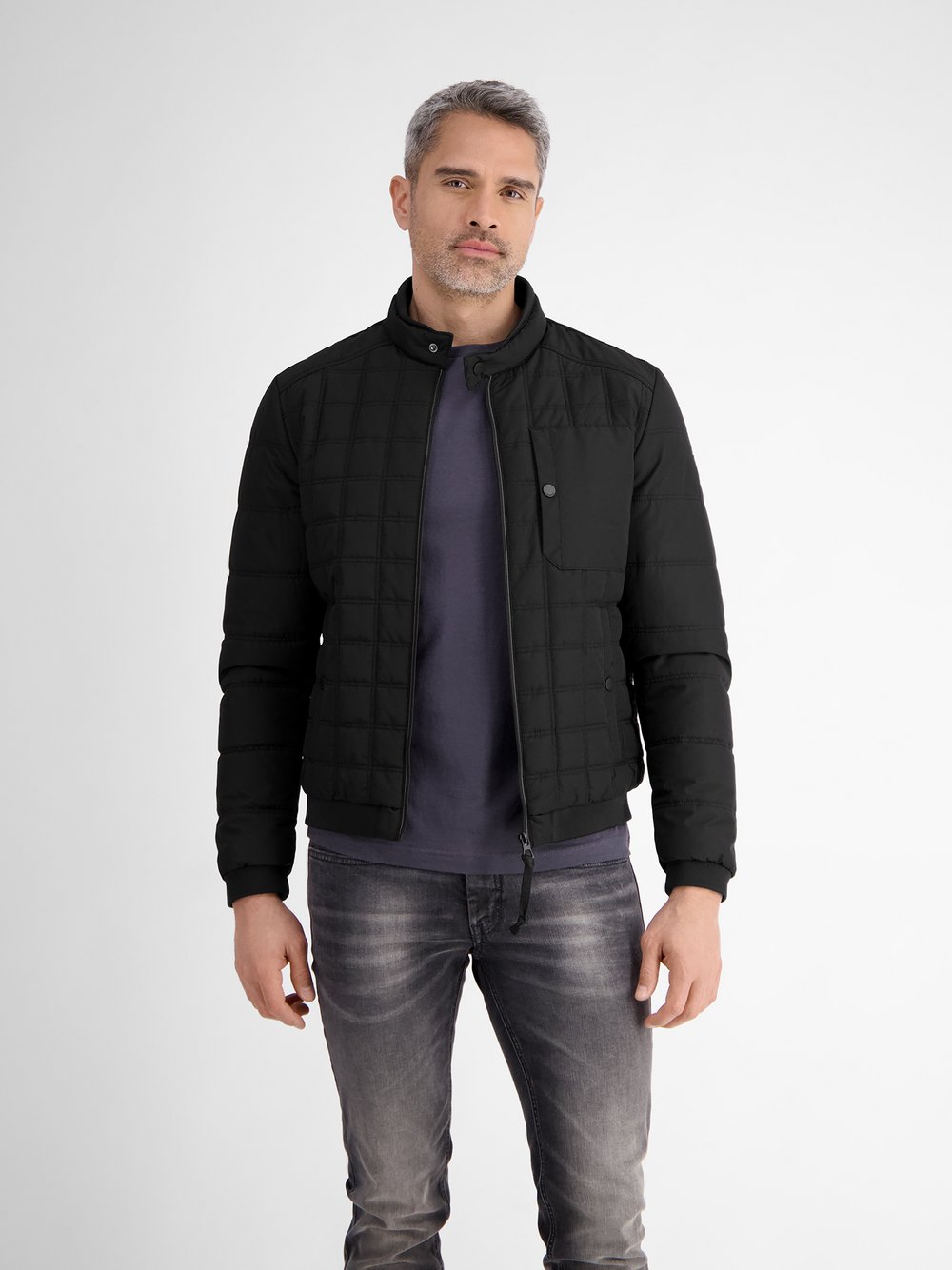 LERROS Steppjacke Herren schwarz, XL