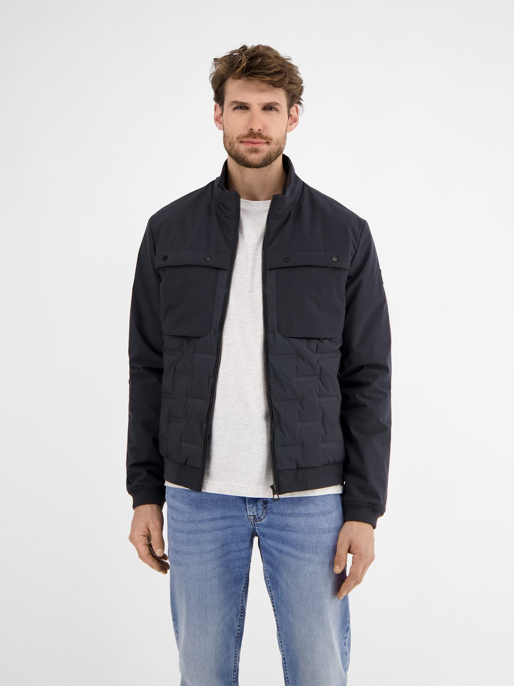 LERROS Steppjacke Herren blau, L