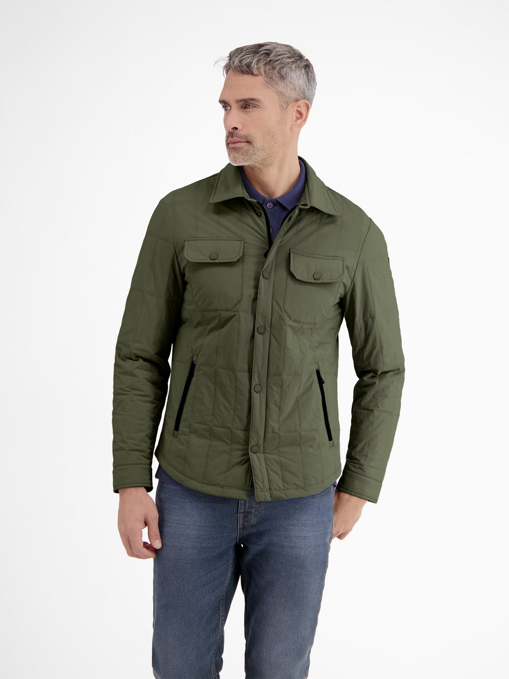 LERROS Hemdjacke Herren Polyamid beige, XXXL