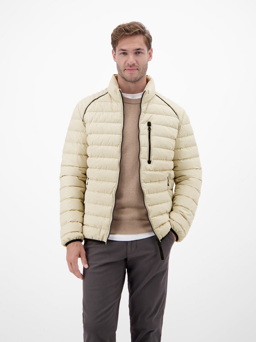 LERROS Steppjacke Herren weiß, XL
