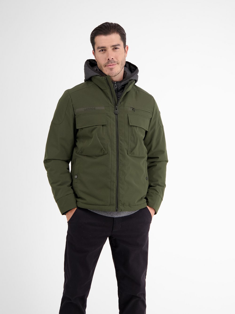 LERROS Outdoorjacke Herren grün, M