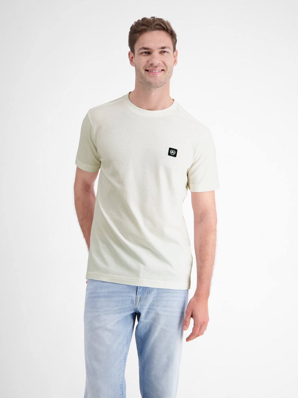 LERROS T-Shirt Herren Baumwolle weiß, XXL