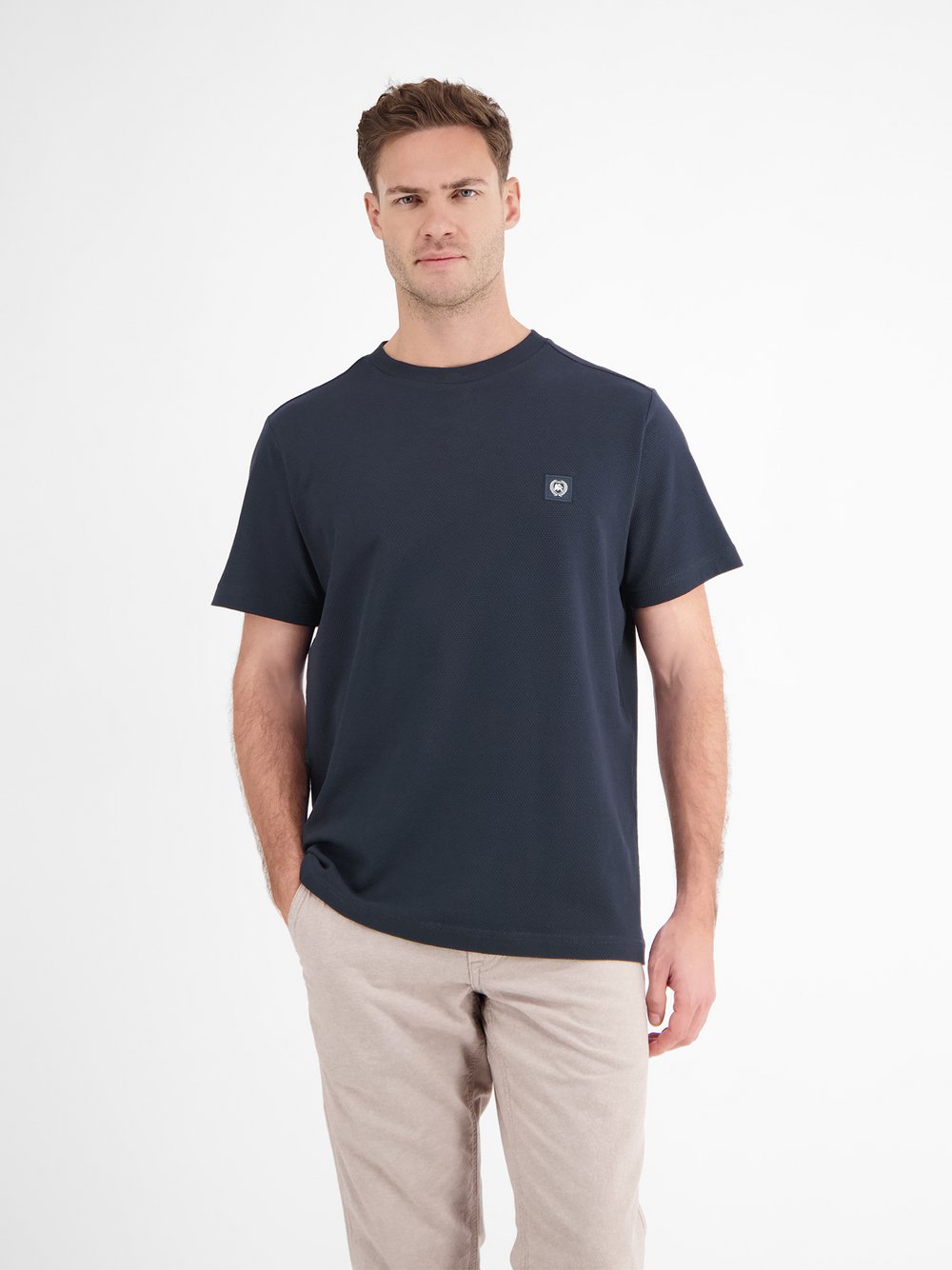 Thumbnail - LERROS T-Shirt Herren Baumwolle blau, S