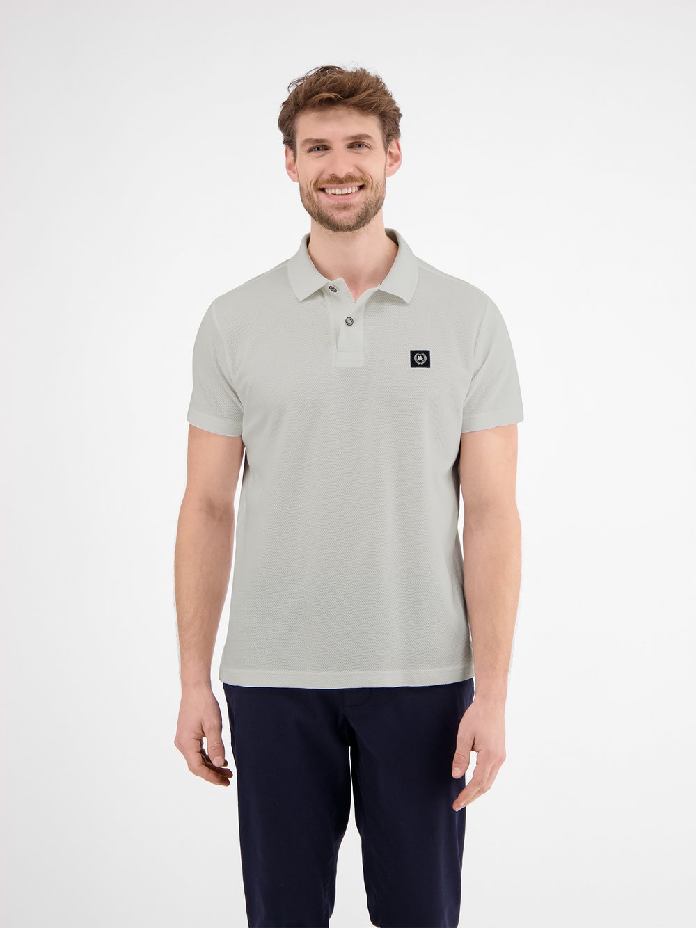 LERROS Poloshirt Herren Baumwolle weiß, XXL