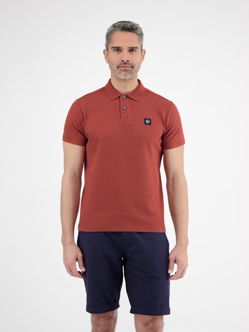 LERROS Poloshirt Herren Baumwolle rosa, XXL