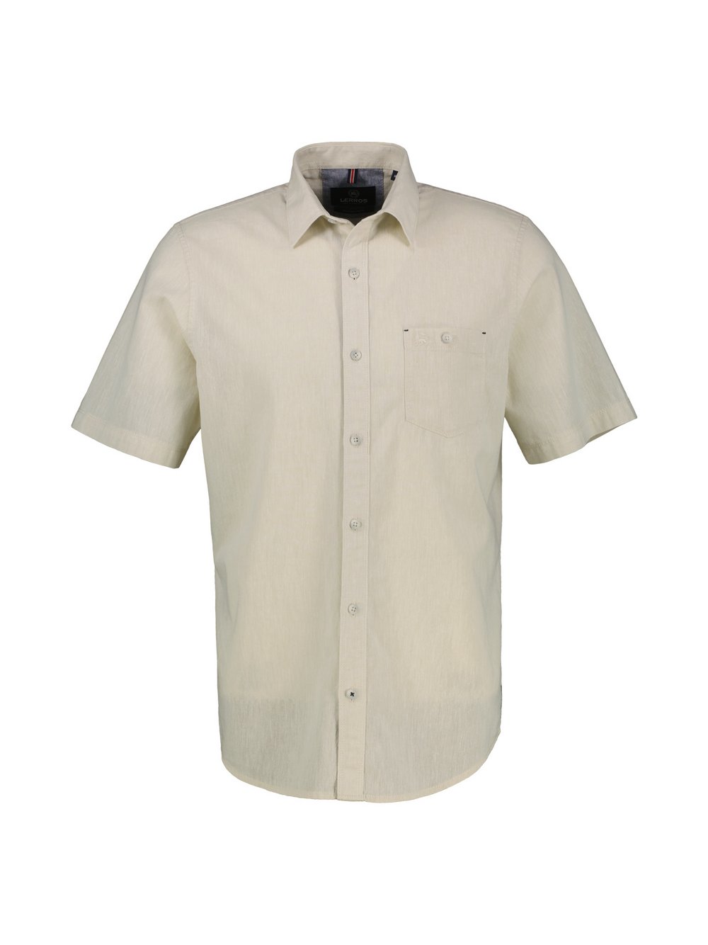 Thumbnail - LERROS Kurzarmhemd Herren Regular Fit Baumwolle weiß, 6XL