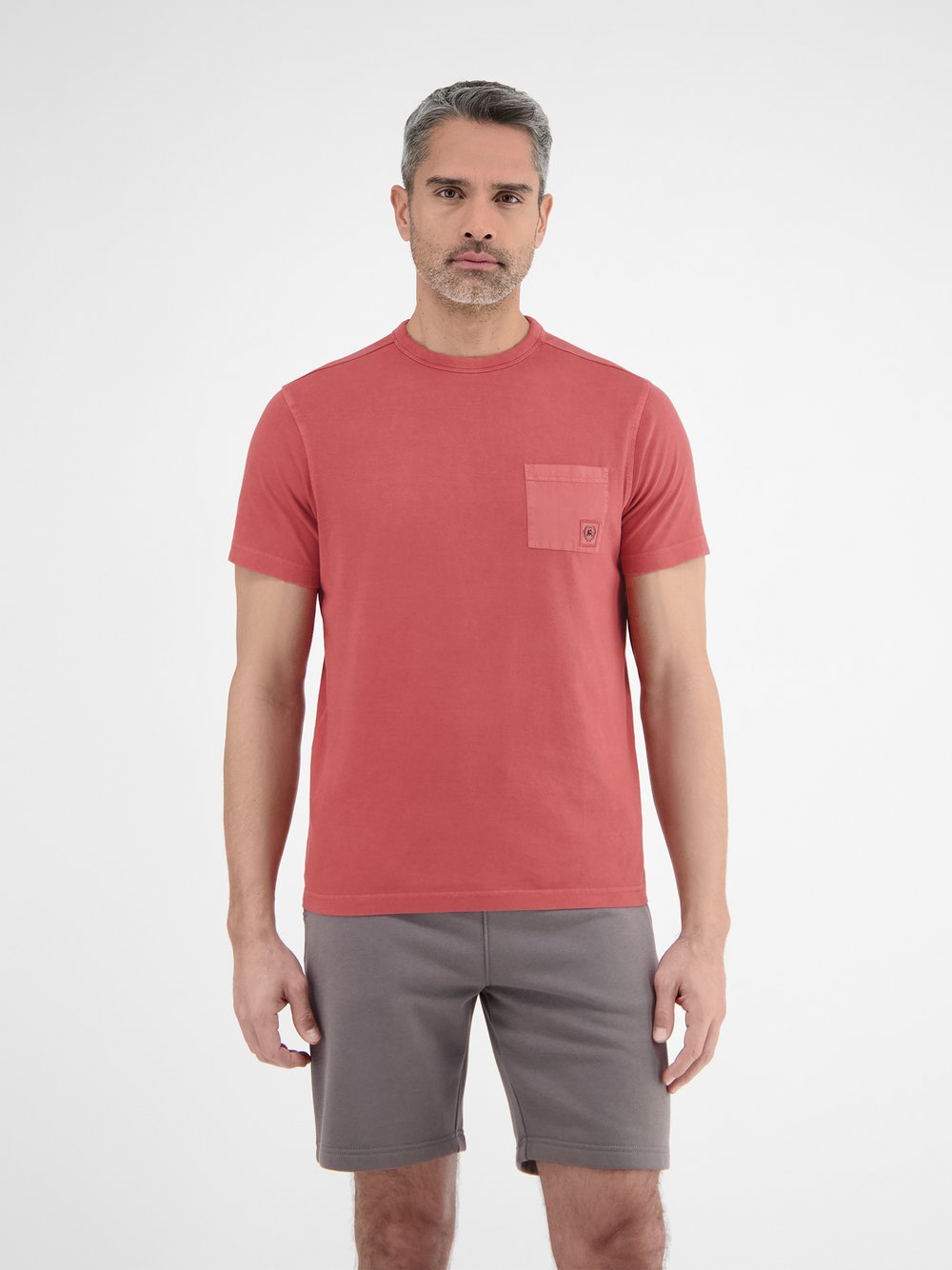 LERROS T-Shirt Herren Baumwolle rosa, S