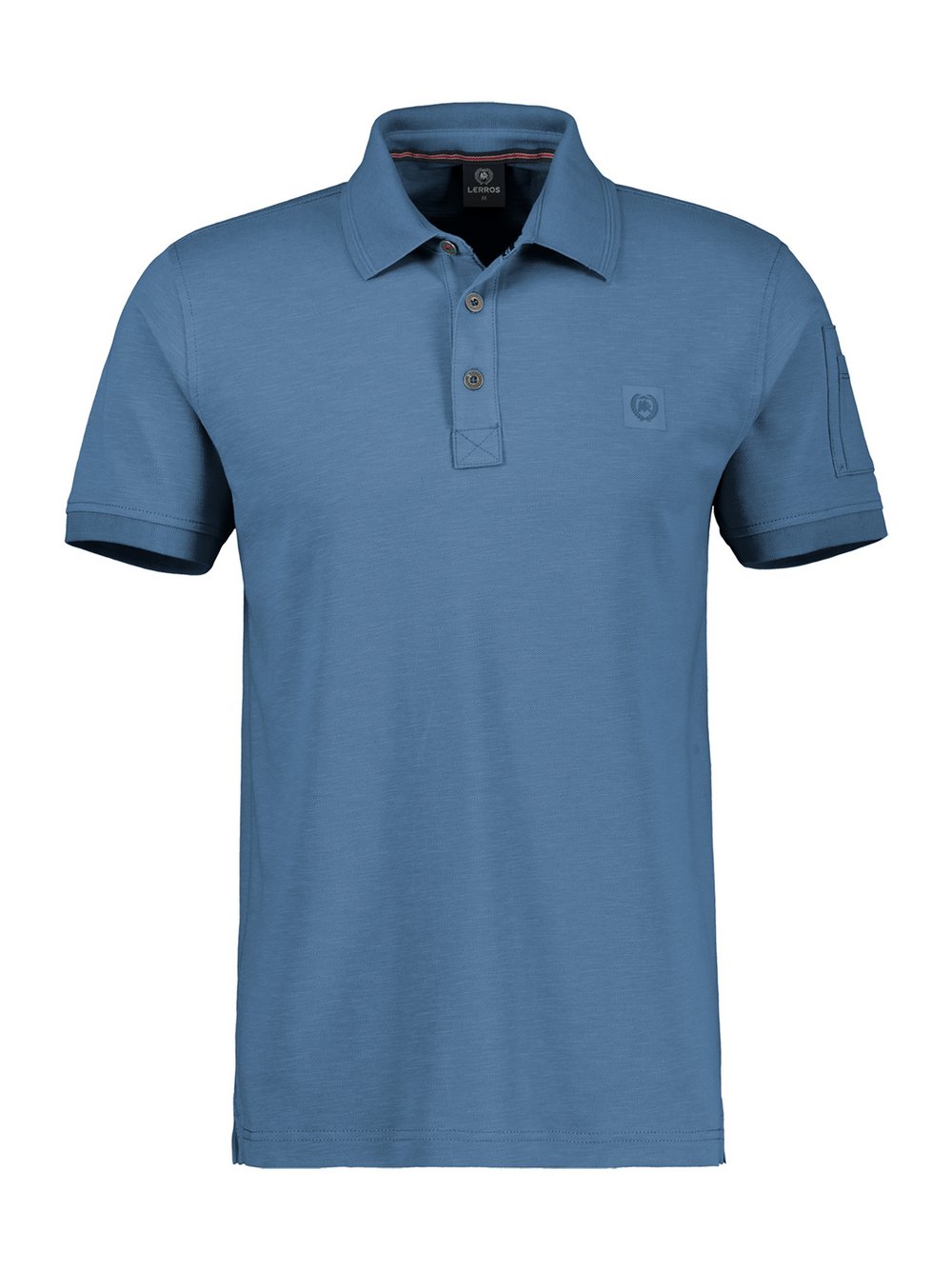 LERROS Poloshirt Herren Baumwolle blau, S