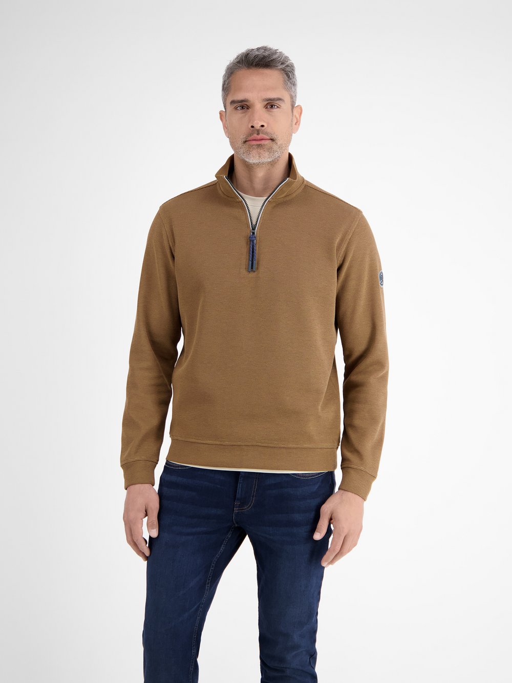 LERROS Troyer Herren Baumwolle braun, L