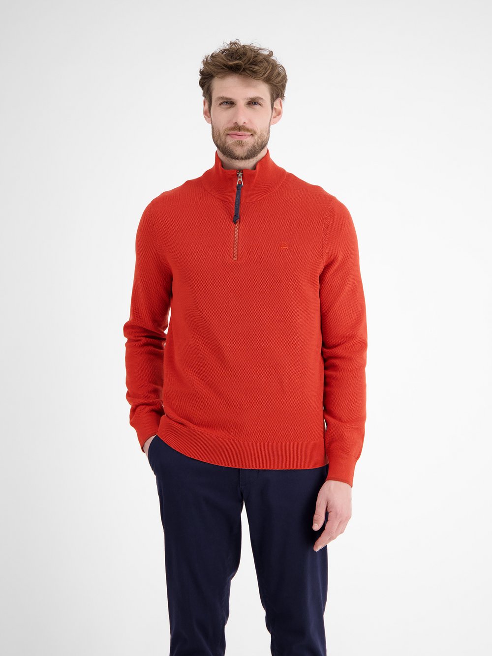 LERROS Troyer Herren Baumwolle rot, S