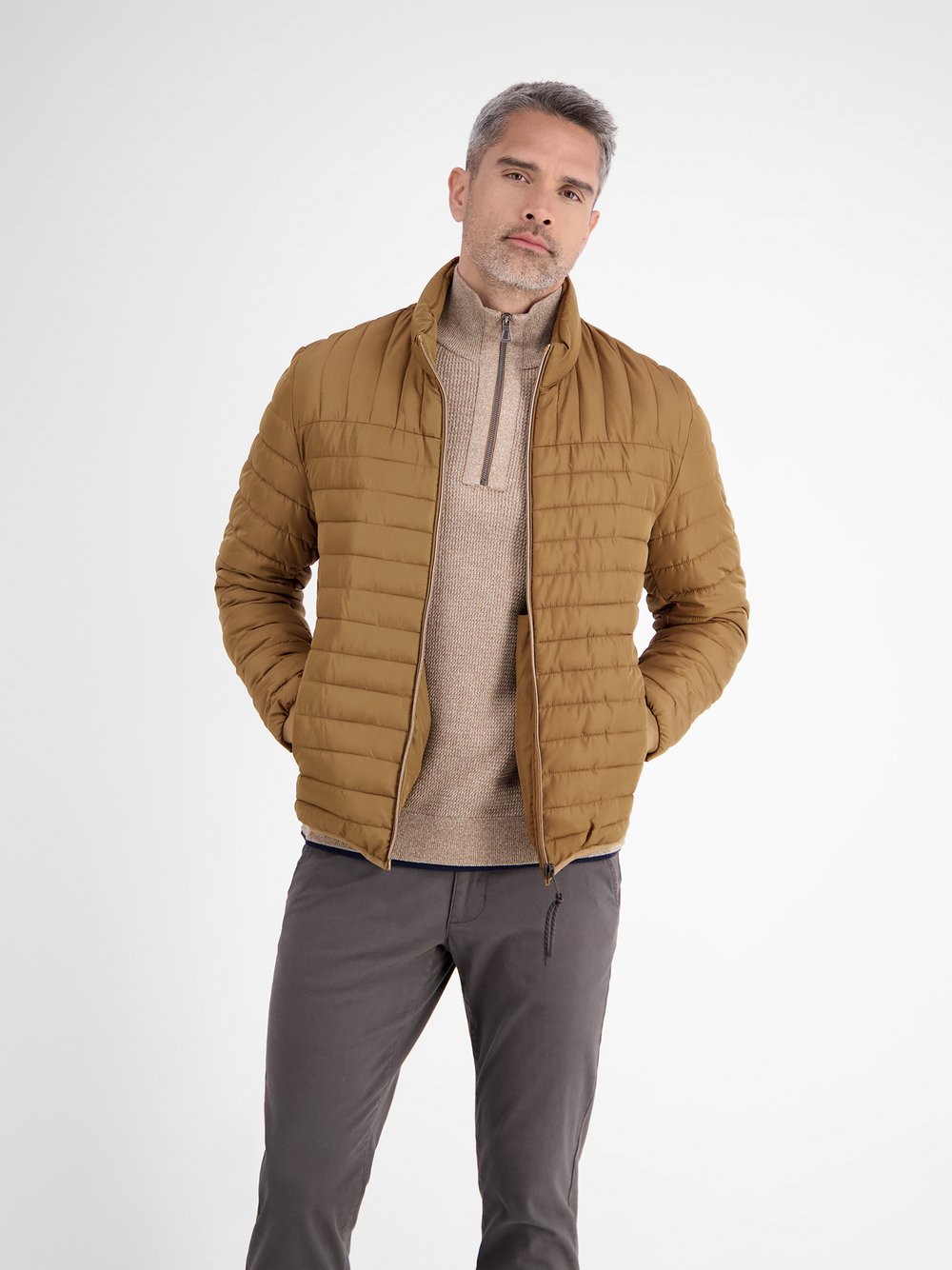 LERROS Steppjacke Herren braun, XL