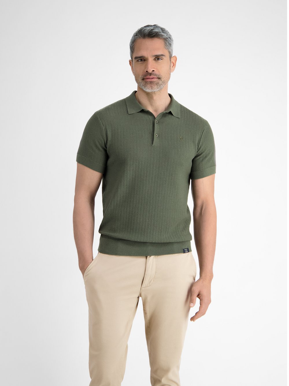 LERROS Poloshirt Herren Baumwolle grün, XXXL