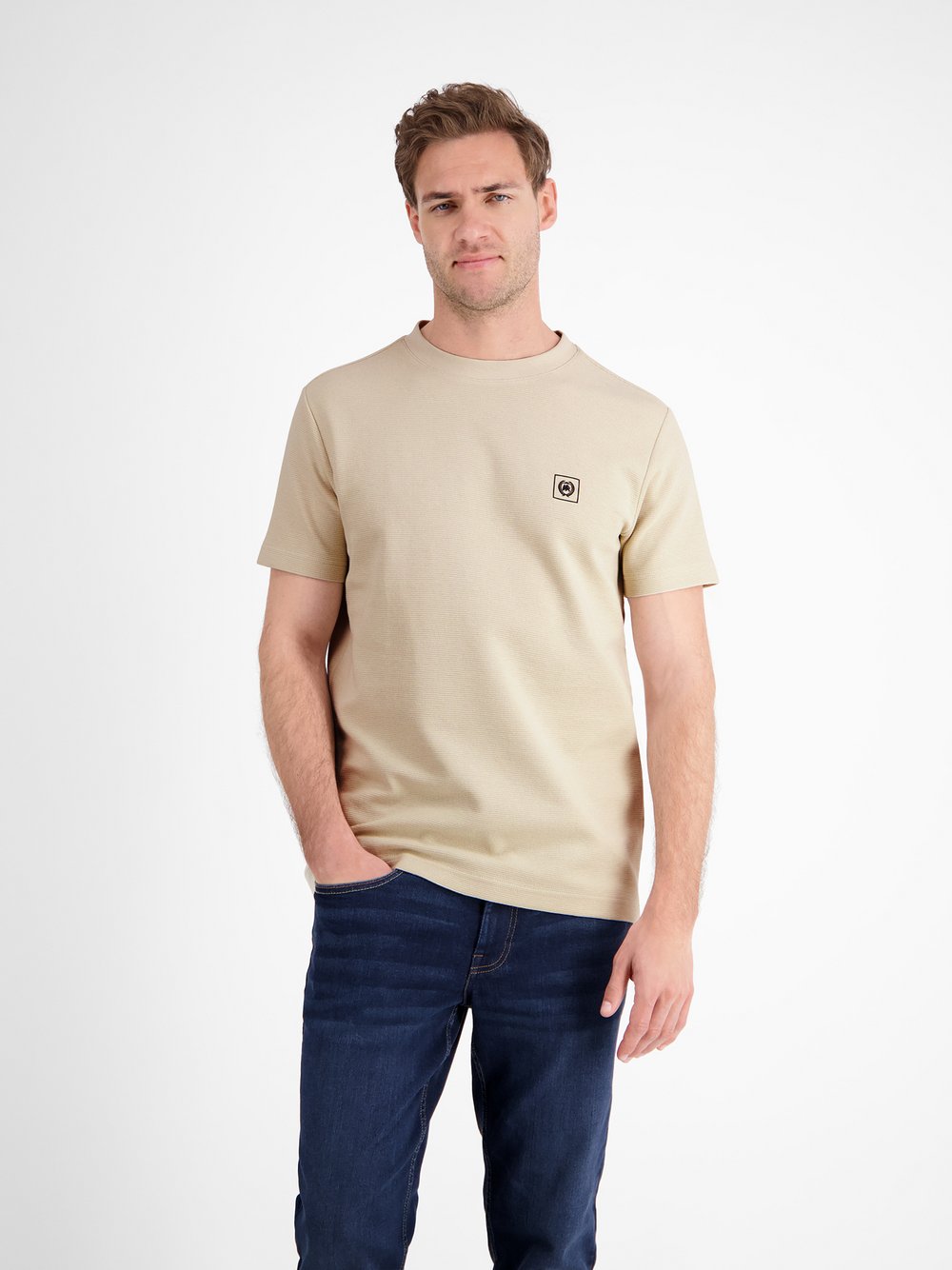 LERROS T-Shirt Herren Baumwolle weiß, XXL