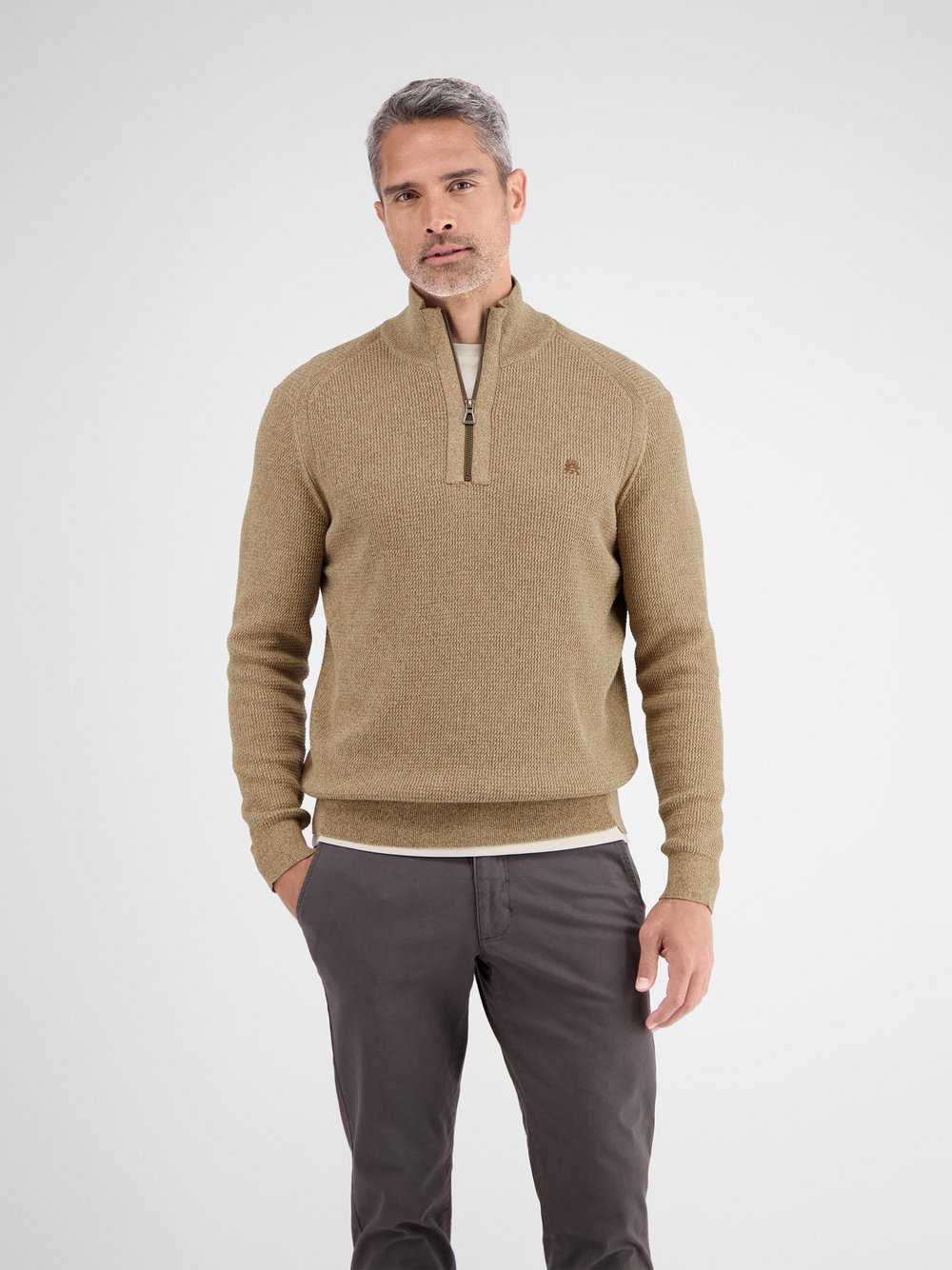 LERROS Troyer Herren Baumwolle braun, XXXL