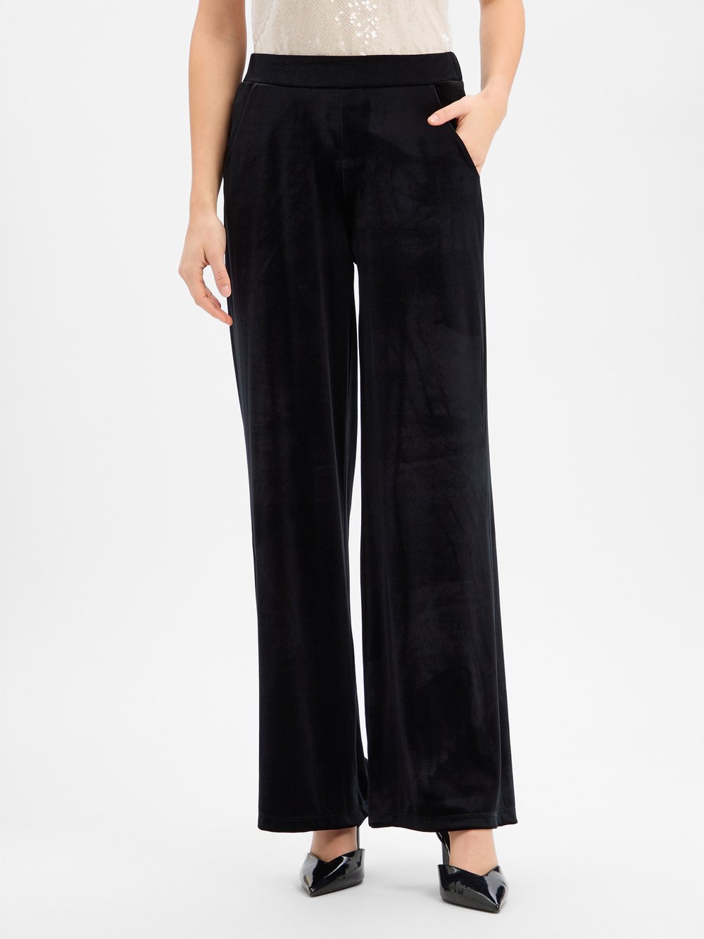 More & More Samthose Damen schwarz, 40