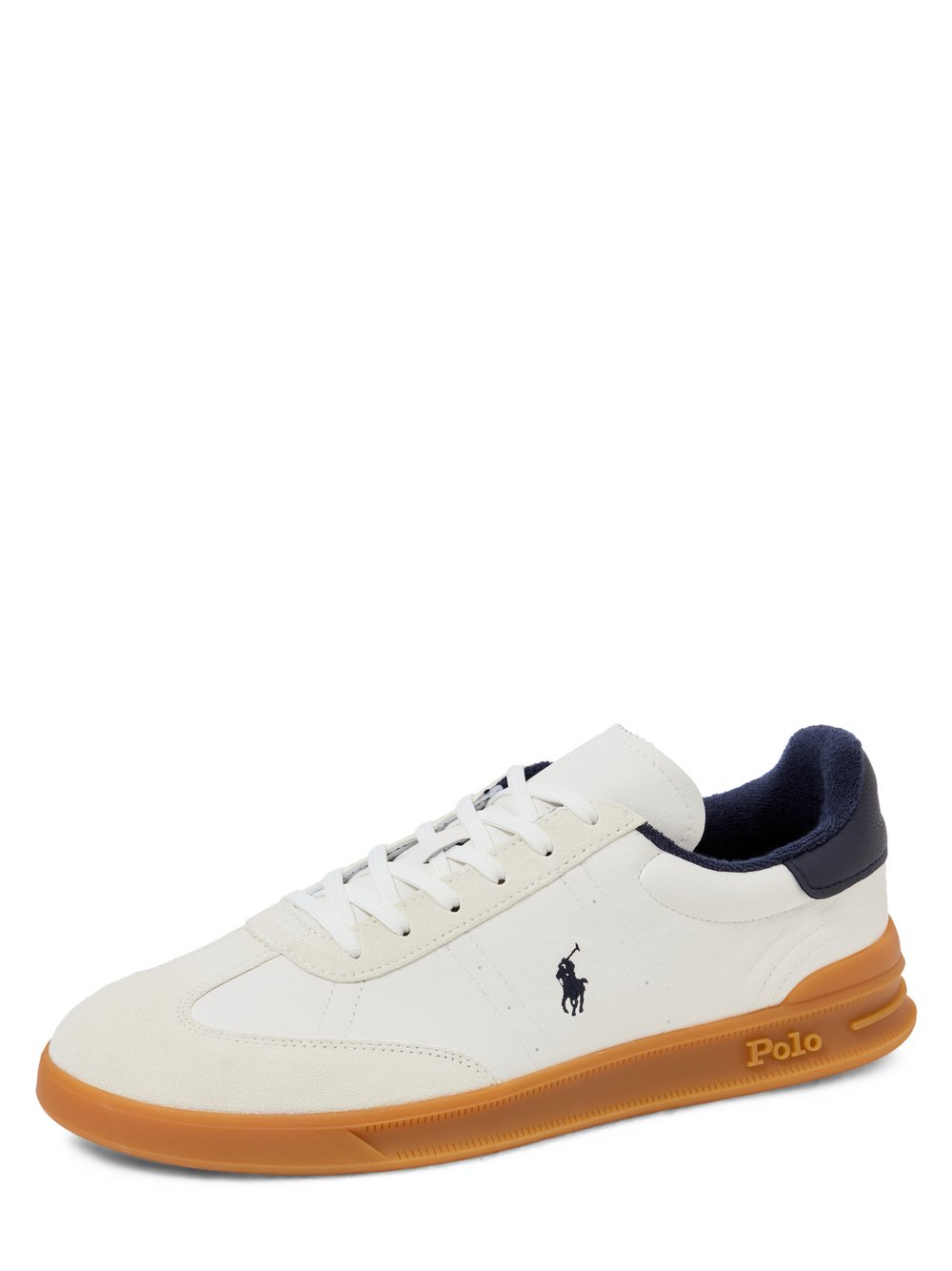 Polo Ralph Lauren skórzane buty sportowe Mężczyźni skóra biały