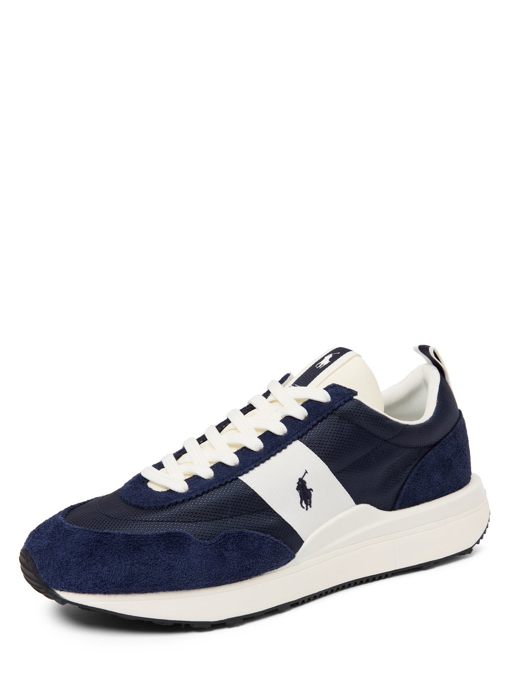 Polo Ralph Lauren Sneaker mit Leder-Anteil Herren Textil blau, 41