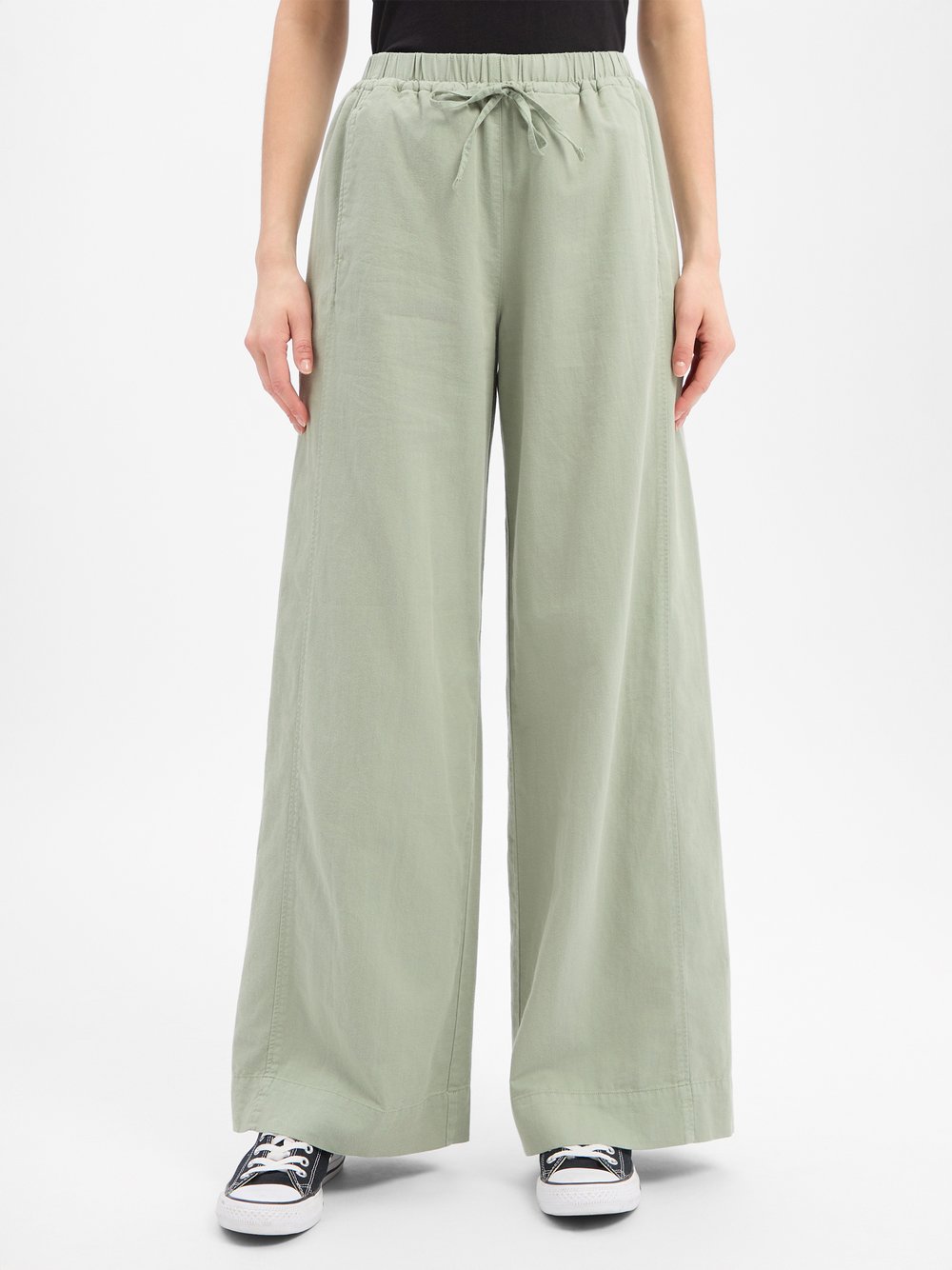 VAN GRAAF Marc O'polo Damen Lind Hose Baumwolle Grün, Größe 34