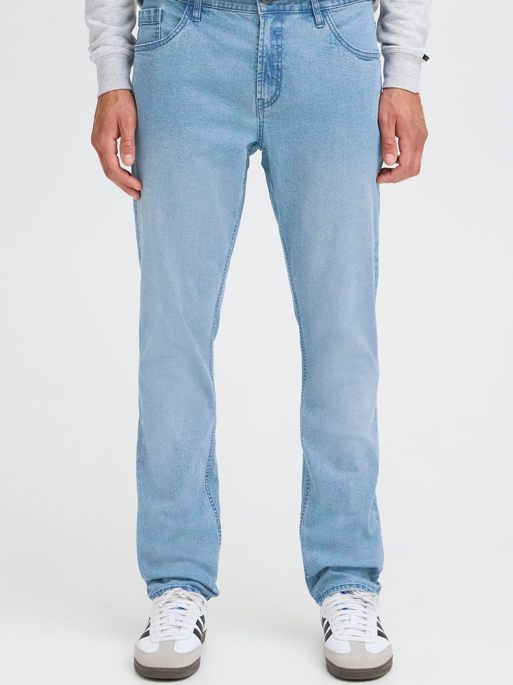 Thumbnail - Solid Slim-fit-Jeans Herren blau, 38-32