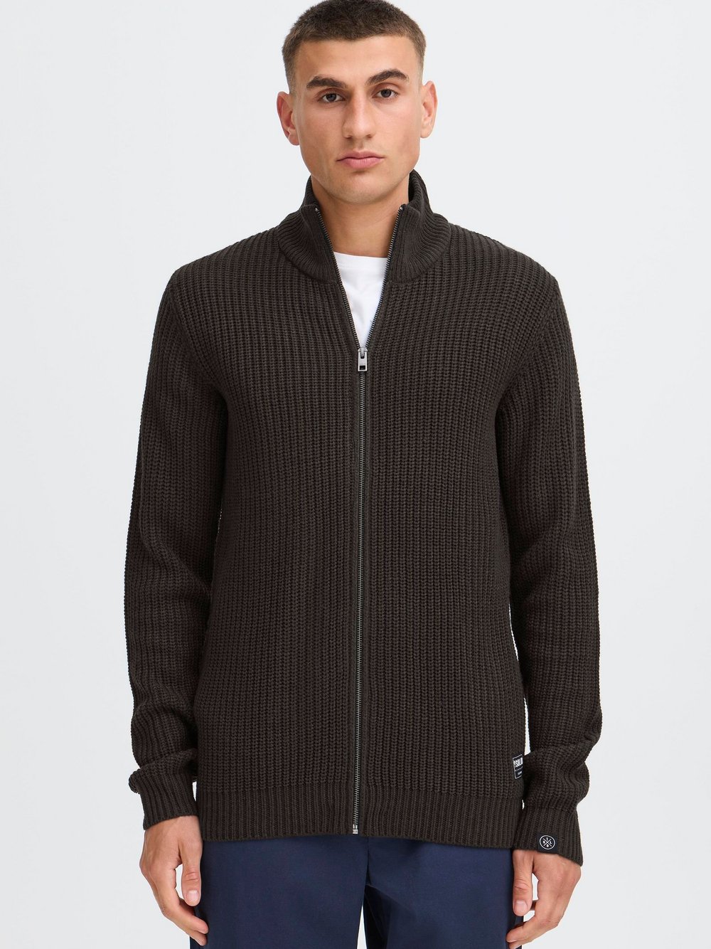 Solid Trainingsjacke Herren schwarz, XXXL