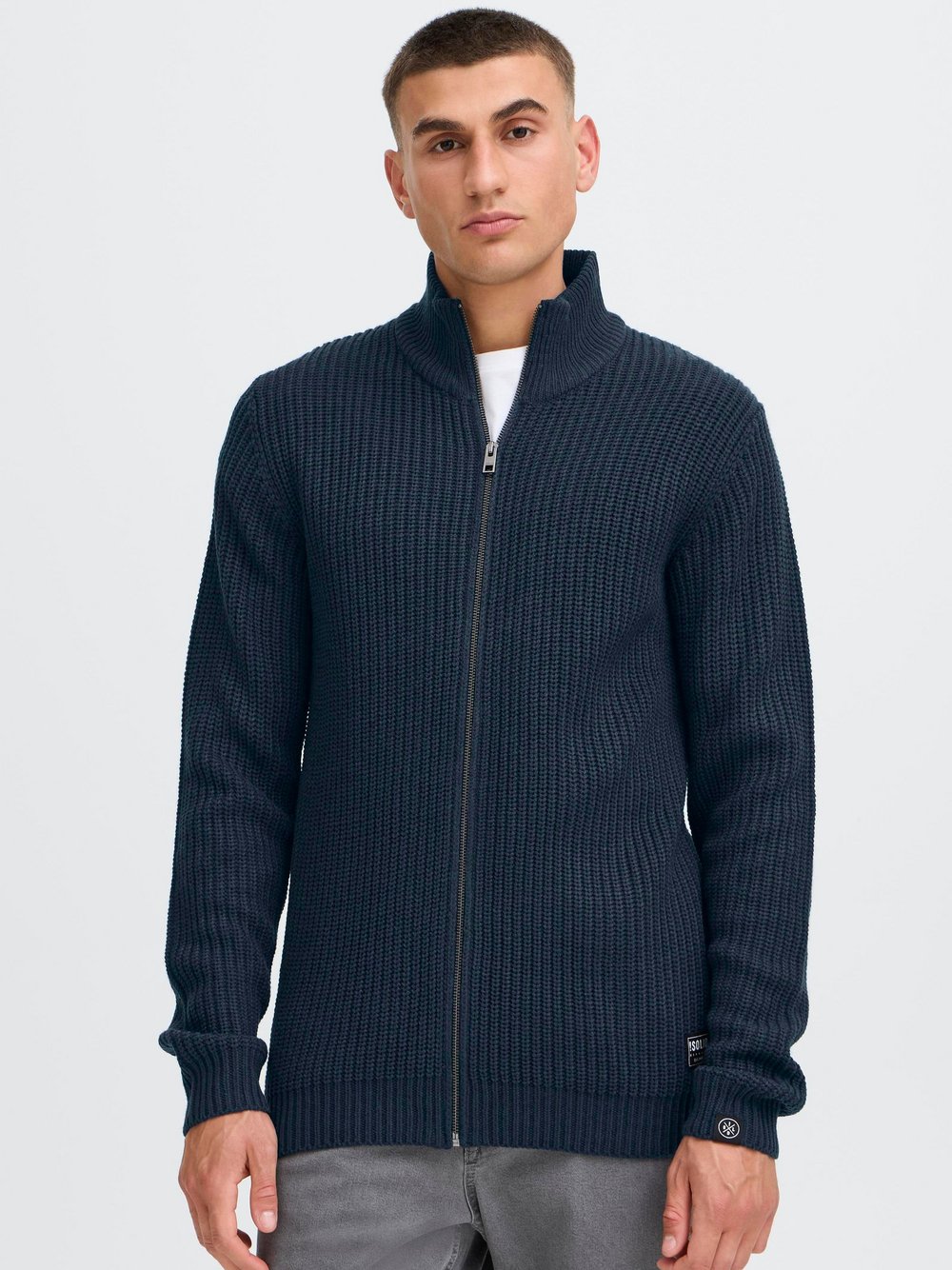 Solid Trainingsjacke Herren blau, XL