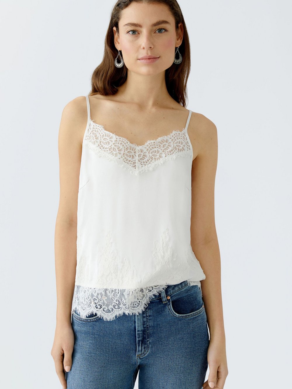 Thumbnail - Oui Top Damen weiß, 42