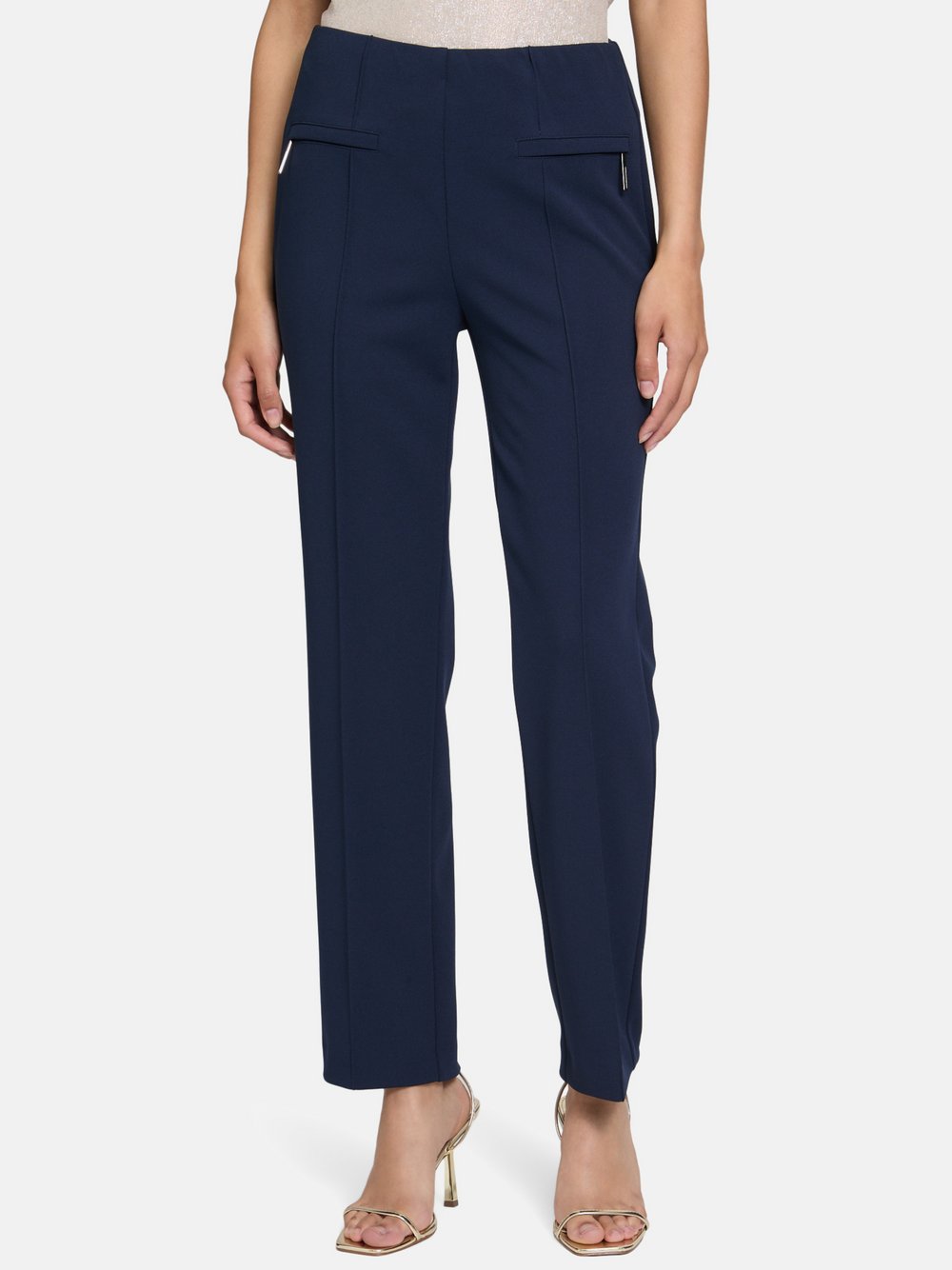 Vera Mont Basic-Hose Damen blau, 42