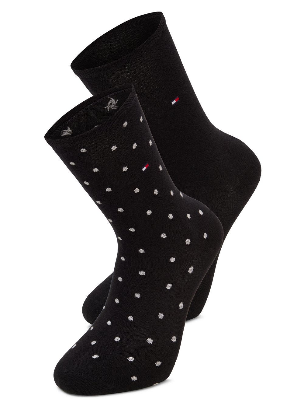 VAN GRAAF Tommy Hilfiger Damen Schwarz Socken Im 2Er-Pack Baumwolle Größe 39-42 - Bild 4