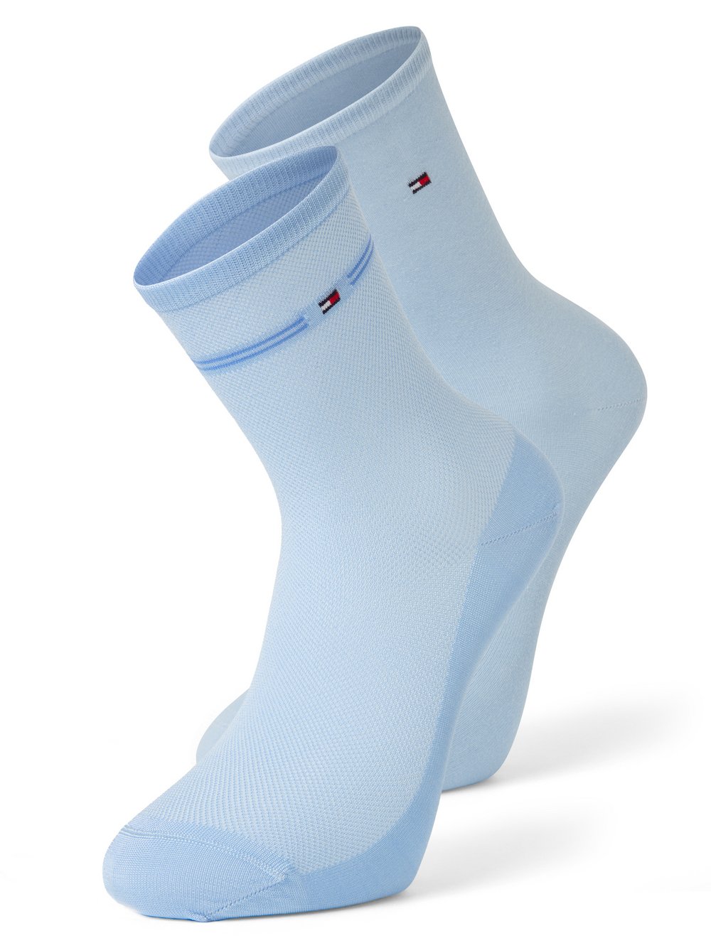 Tommy Hilfiger Socken im 2er-Pack Damen Viskose blau, 35-38