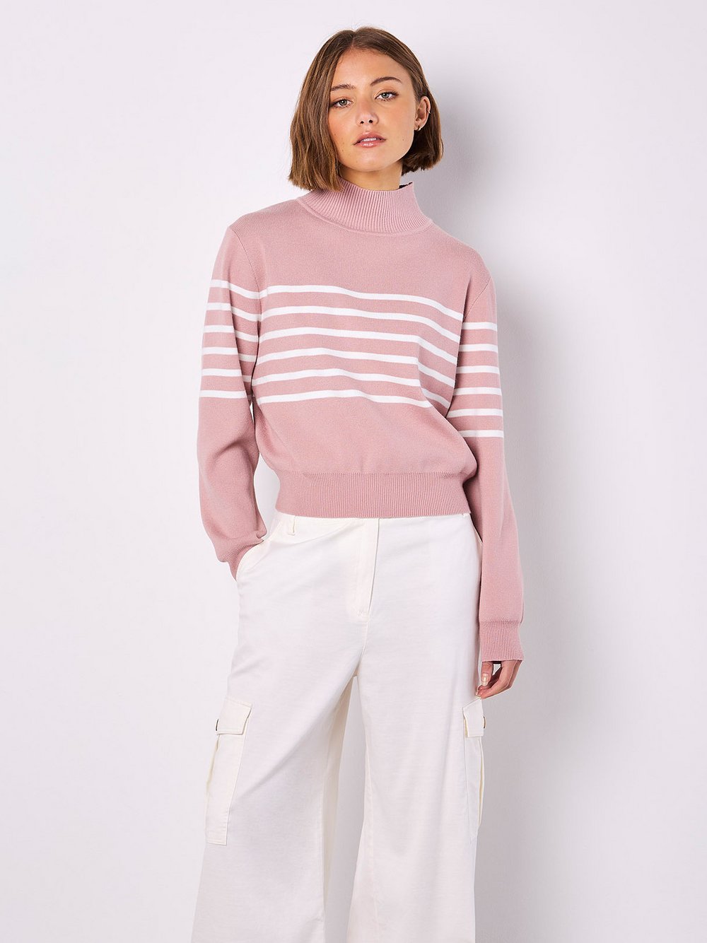 Apricot Pullover Damen pink, 36