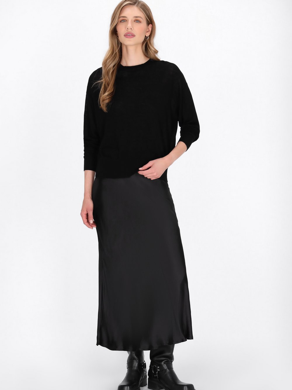 VAN GRAAF Dreimaster Damen Schwarz Pullover Wolle Extra Groß