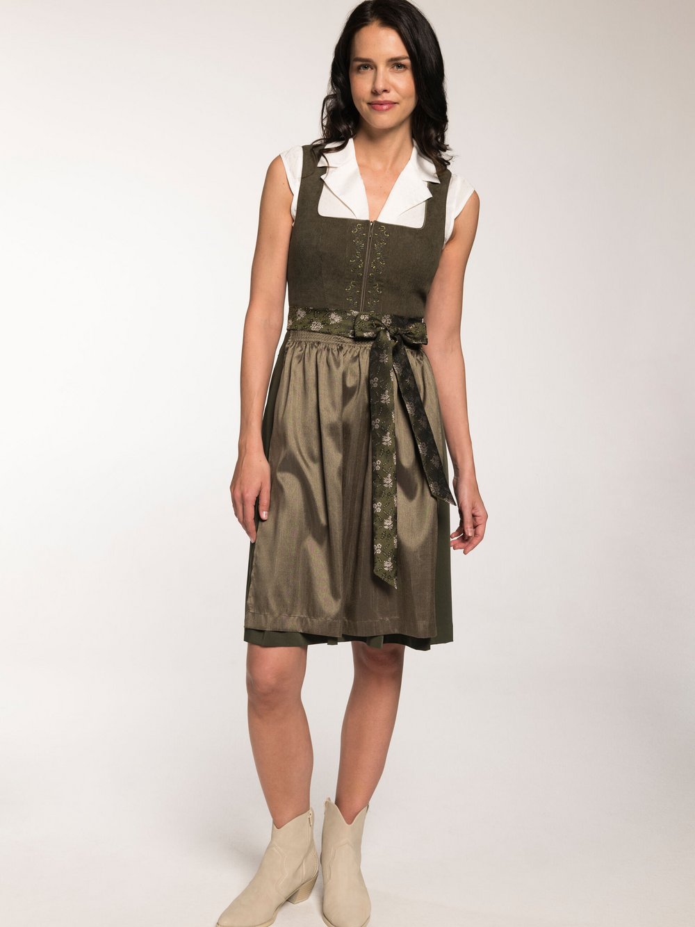 Thumbnail - Spieth & Wenksy Dirndl Damen grün gemustert, 40