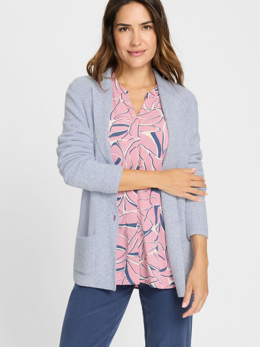 Olsen Blazer Damen Viskose blau, 38