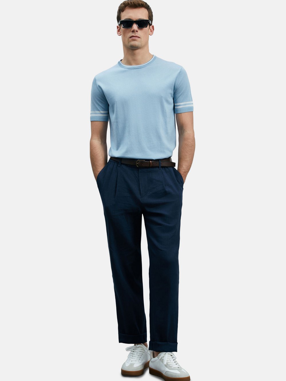 Lufian Shirt Herren blau, XXL